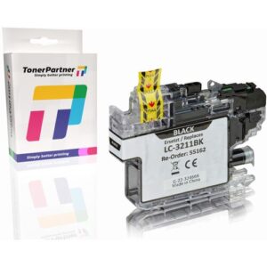 TonerPartner Kompatibel zu Brother LC-3211BK Tintenpatrone, schwarz
