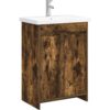 Maison Exclusive – Badezimmermöbel-set Geräucherte Eiche 81 X 40
