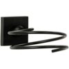 Fackelmann Haartrocknerhalter New York / Hochwertiger Fön-halter Fürs Bad / Maße (b X H X T): Ca. 10 X 8 X 13 Cm / Accessoire Fürs Badezimmer / Kubisches Industriedesign / Farbe: Schwarz“-„86719