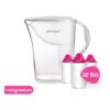 PearlCo GmbH Wasserfilter Standard (2,4l) inkl. 12 Filterkartuschen weiß