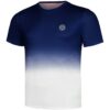 BIDI BADU Crew Gradiant T – Shirt Herren Dunkelblau, Weiß S male