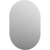 BADEDU ESLA Spiegel 50 cm breit, Grau