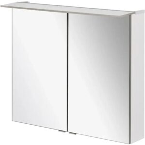 Fackelmann B.PERFEKT LED Spiegelschrank 80 cm breit, Weiß