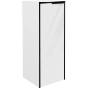 FACKELMANN FLAIR Midischrank 33 cm breit, Weiß/Anthrazit, Türanschlag links