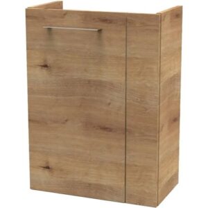 FACKELMANN SBC MILANO Waschbeckenunterschrank Gäste WC 45 cm breit, Braun…