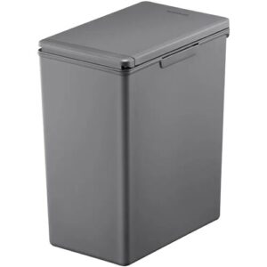 FACKELMANN OSLO Mülleimer 20 Liter, Grau