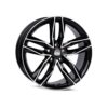 MAM Wheels Rs3 Black Front Polish 8×18 ET 30 5/112 Alufelge Schwarz