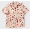 OAS Tribalo Cuba Shirt red beige M male
