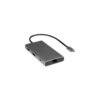 Value USB 2.0 Adapter [1x USB-C® – 7x HDMI®, USB-A, USB-C®, DisplayPort, RJ45] VALUE USB Typ C Dockingstation, HDMI+DP 0.2 m