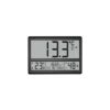 TFA Dostmann 60.4523.01 Funk Wanduhr 36 cm x 23.5 cm x 2.8 cm Schwarz Großes Display