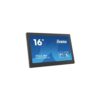 Iiyama ProLite T1624MSC-B1 Touchscreen-Monitor EEK: E (A – G) 39.6 cm (15.6 Zoll) 1920 x 1080 Pixel 16:9 25 ms HDMI®, Audio-Line-out, USB-A (USB 2.0) IPS LCD