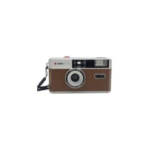 AgfaPhoto 603002 Kleinbildkamera mit eingebautem Blitz Braun 1 St.