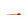 VDE Schlitz-Schraubendreher Wiha 320N 00823 Klingenbreite: 4 mm Klingenlänge: 100 mm