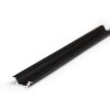 LED Profil TYP B schwarz, LED U-Profil / Einbauleiste / Aluleiste für max. 10mm breite LED Streifen