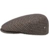 Britain Hahnentritt Flatcap by Lierys braun 61 cm male