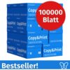 Easyprint Druckerpapier Kopierpapier 100000 Blatt 20 x 5000 A4 Premium Hochweiß CIE 160 Testsieger PEFC zertifiziert