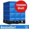 Easyprint Druckerpapier Kopierpapier 150000 Blatt 60 x 2500 A4 Premium Hochweiß CIE 160 Testsieger PEFC zertifiziert