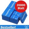 Easyprint Druckerpapier Kopierpapier 20000 Blatt 40 x 500 A4 Premium Hochweiß CIE 160 Testsieger PEFC zertifiziert