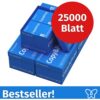 Easyprint Druckerpapier Kopierpapier 25000 Blatt 50 x 500 A4 Premium Hochweiß CIE 160 Testsieger PEFC zertifiziert