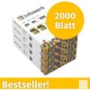 Infowerk Druckerpapier Kopierpapier 2000 Blatt 4 x 500 A4 Premium Hochweiß CIE 160 Testsieger PEFC zertifiziert