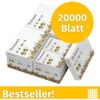 Infowerk Druckerpapier Kopierpapier 20000 Blatt 40 x 500 A4 Premium Hochweiß CIE 160 Testsieger PEFC zertifiziert
