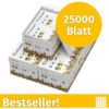 Infowerk Druckerpapier Kopierpapier 25000 Blatt 50 x 500 A4 Premium Hochweiß CIE 160 Testsieger PEFC zertifiziert