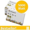 Infowerk Druckerpapier Kopierpapier 5000 Blatt 10 x 500 A4 Premium Hochweiß CIE 160 Testsieger PEFC zertifiziert