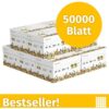 Infowerk Druckerpapier Kopierpapier 50000 Blatt 100 x 500 A4 Premium Hochweiß CIE 160 Testsieger PEFC zertifiziert