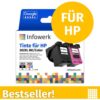 Infowerk Tintenpatronen für HP 302XL, Multipack (BK/C/M/Y), 1 Stück