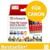 Infowerk Tintenpatronen für Canon 570/571 XL, Multipack (BK/BK/C/M/Y), 1 Stück