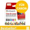 Infowerk Tintenpatronen für Canon 580/581 XXL, Multipack (BK/BK/C/M/Y), 1 Stück