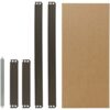 shelfplaza PRO 120×30 cm Fachboden-Set in grau für PRO Schwerlastregale