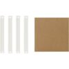 shelfplaza HOME 50×50 cm Fachboden-Set in weiß für HOME Schwerlastregale