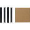 shelfplaza BLACK 45×45 cm Fachboden-Set in schwarz für BLACK Schwerlastregale