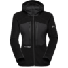 Mammut Warme, atmungsaktive Midlayer-Bergjacke Eiger Nordwand Pro ML Air Hooded Jacket Women Schwarz XL