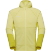 Mammut Warmer, schnelltrocknender Performance-Midlayer mit Kapuze Taiss ML Hooded Jacket Men Gelb L