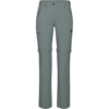 Mammut Vielseitige Zip-off-Wanderhose mit 4-Wege-Stretch Runbold IV Zip Off Pants Women Grau 42 S kurz