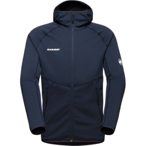 Mammut Die etwas andere Fleecejacke Aconcagua ML Hooded Jacket Men Blau XL