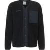 Mammut Warmer, atmungsaktiver Fleece-Cardigan den Alltag Moonstone Hybrid ML Cardigan Schwarz S