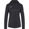 Mammut Leichter Kapuzenpulli mit integriertem Sonnenschutz Selun FL Sun Hoody Women Schwarz XL