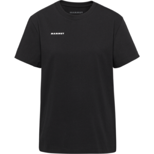 Mammut Gerade geschnittenes T-Shirt aus Ã¶kologischer Baumwolle Base T-Shirt Women Mini Logo Schwarz M