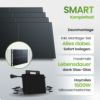 Tepto 1820Wp Balkonkraftwerk Smart mit Hoymiles Mikrowechselrichter – Zaunmontage