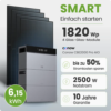 Tepto 1820W Balkonkraftwerk Smart mit Conow 6kWh Speicher + Gratis Smart Meter