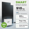 Tepto 910Wp Balkonkraftwerk Smart mit FoxEss Mikrowechselrichter