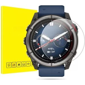 INF Hochwertiger Displayschutz aus gehärtetem Glas für Garmin Quatix 8 47mm (2 Stück)
