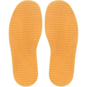 INF Rutschfeste und verstellbare Gummisohlen für Damenschuhe Gelb