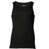 TOM TAILOR Herren Tanktop, Vorteilspack Unterhemd, Garron S, einfarbig Schwarz / XL / 2er Pack (1x2P)