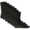 TOM TAILOR Herren Socken, 7er Pack 7-Days Box, Geschenkbox, Streifen, kleiner Print Schwarz / 39-42