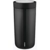 Stelton To Go Click Thermobecher   Schwarz   0,4 l Edelstahl To Go Becher