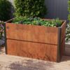 PRIMEYARD 150 x 85 x 77 cm Hochbeet, Cortenstahl, Rost-Optik – (GFPV00791)